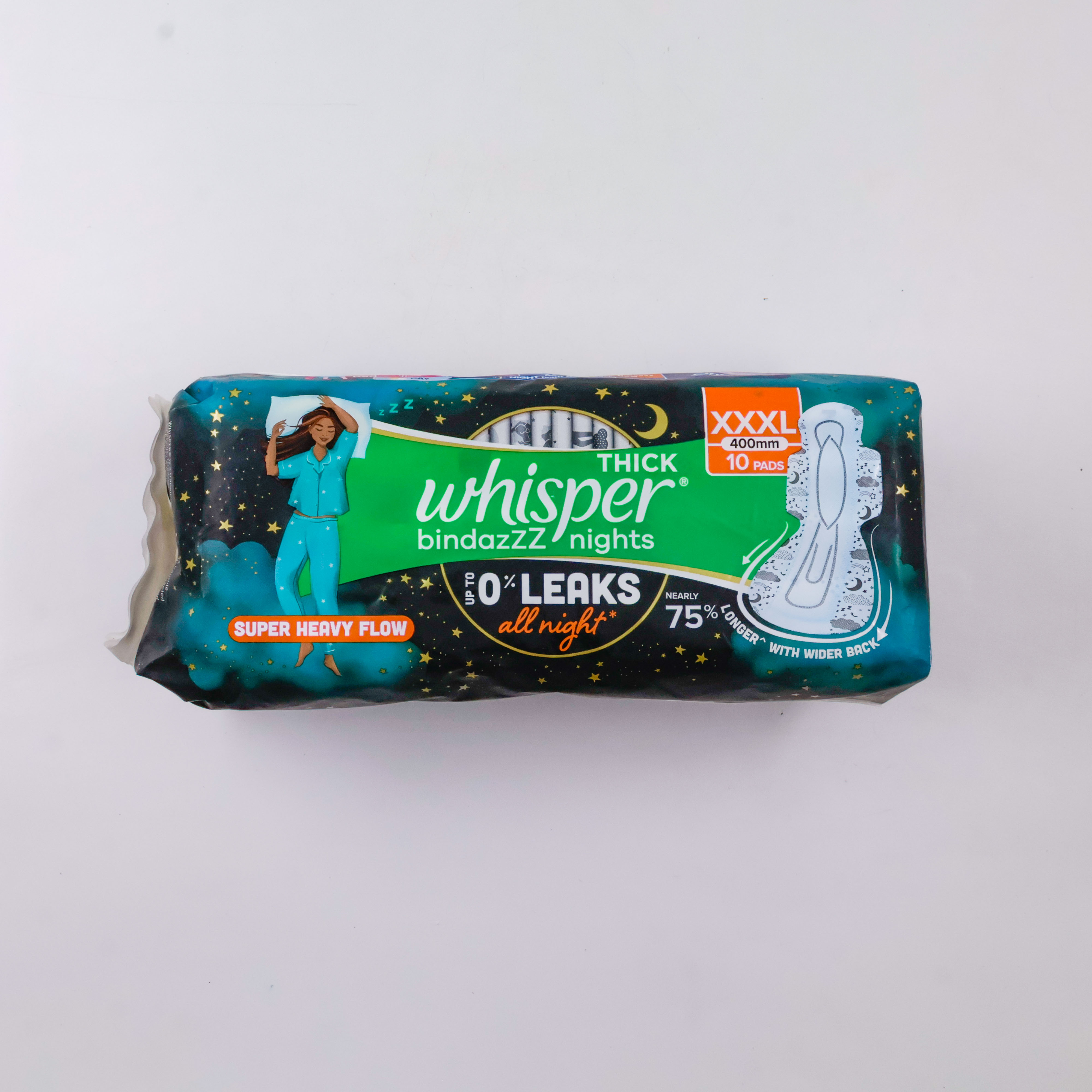 Whisper Thick Xxxl 10PC